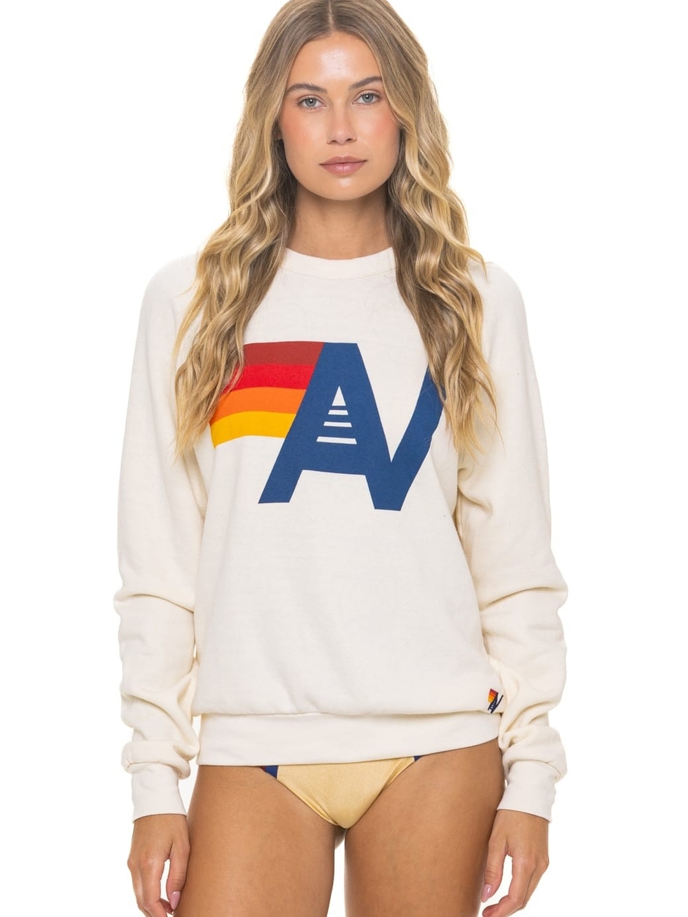 Aviator Nation Relaxed Logo Sweatshirt Medium